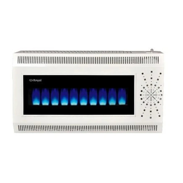 As Royal HR 11000 G - 11kW Hermetik Soba - Yer Tipi Camlı Fansız